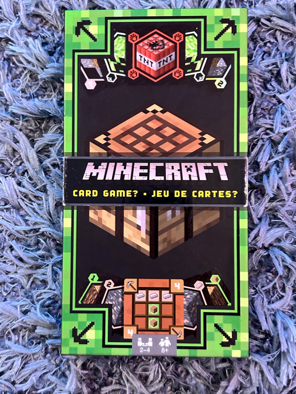 Minecraft Card Game - Green Pixel Craft Box